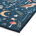 Twilight Animals Blue Washable Rug from Roseland Furniture
