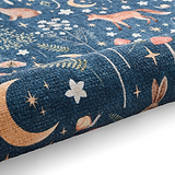 Twilight Animals Blue Washable Rug from Roseland Furniture