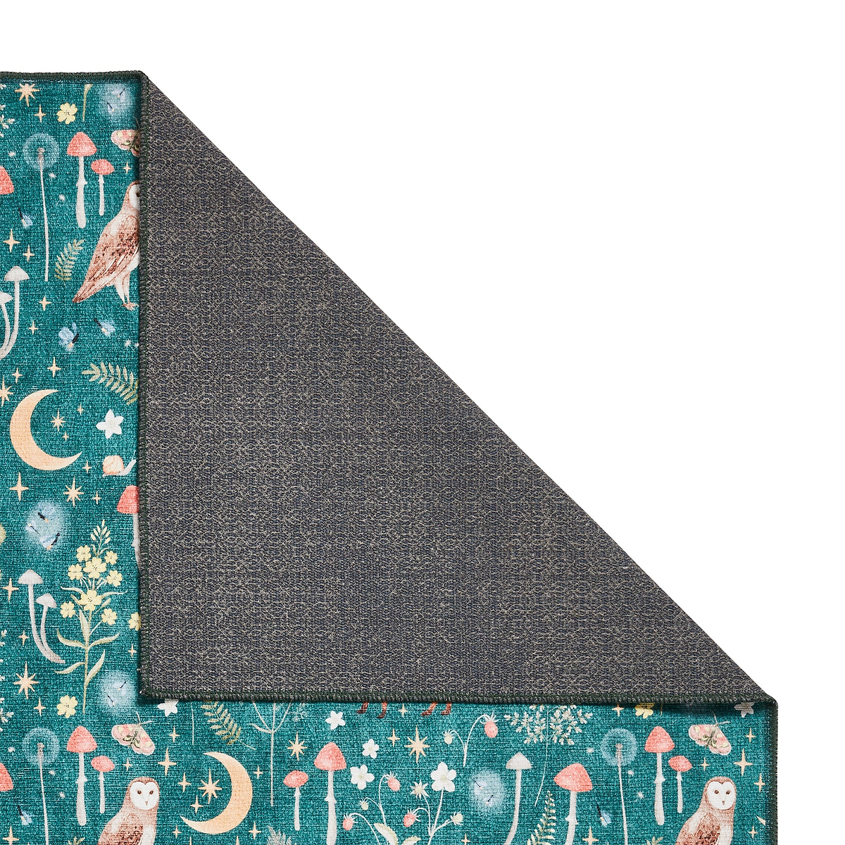 Twilight Animals Green Washable Rug from Roseland Furniture