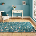 Twilight Animals Green Washable Rug from Roseland Furniture