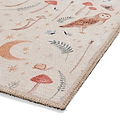 Twilight Animals Natural Washable Rug from Roseland Furniture