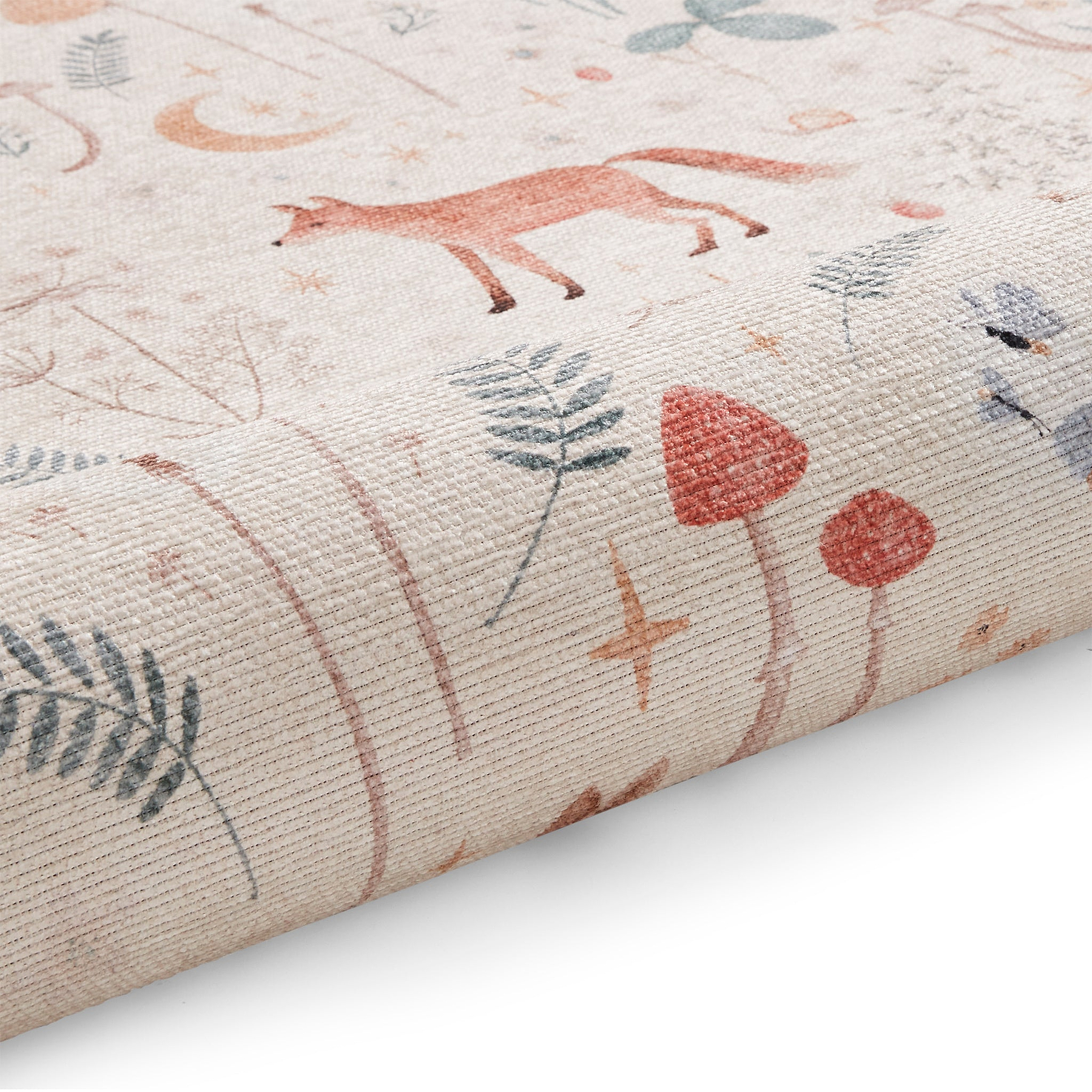 Twilight Animals Natural Washable Rug from Roseland Furniture