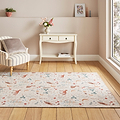 Twilight Animals Natural Washable Rug from Roseland Furniture