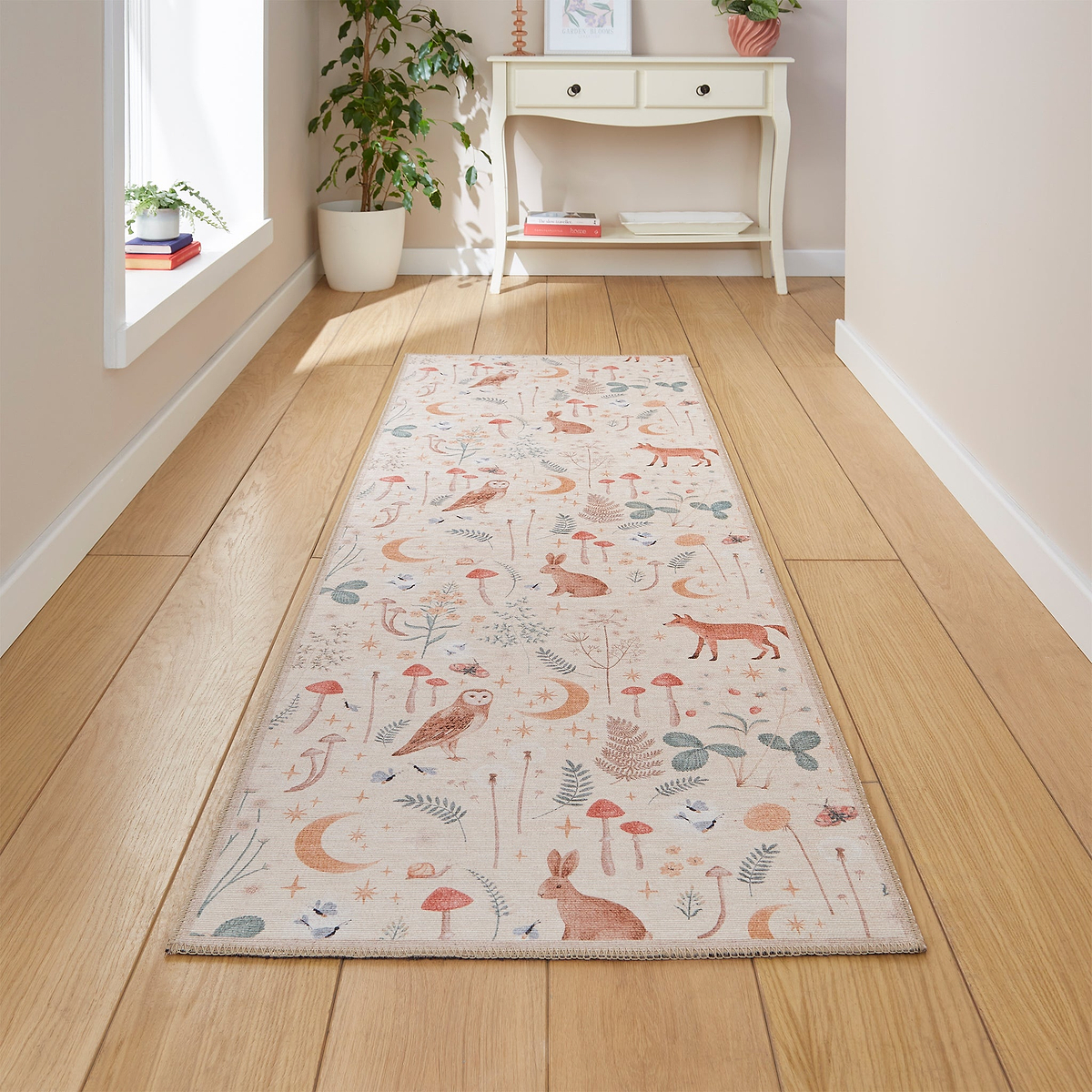 Twilight Animals Washable Runner from Roseland Furniture