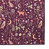 Twilight Animals Plum Washable Rug from Roseland Furniture