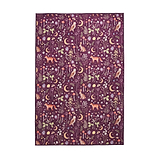Twilight Animals Plum Washable Rug from Roseland Furniture