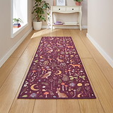 Twilight Animals Washable Runner from Roseland Furniture