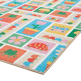 Kids Curious Caterpillar Washable Rug 080 x 150 Blue from Roseland Furniture