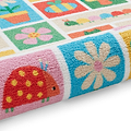Kids Curious Caterpillar Washable Rug 080 x 150 Blue from Roseland Furniture