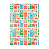 Kids Curious Caterpillar Washable Rug 080 x 150 Blue from Roseland Furniture