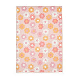 Kids Daisy Retro Washable Rug 080 x 150 Pink from Roseland Furniture
