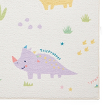 Kids Dinosaur Friends Washable Rug 080 x 150 Blue from Roseland Furniture