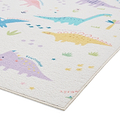 Kids Dinosaur Friends Washable Rug 080 x 150 Blue from Roseland Furniture