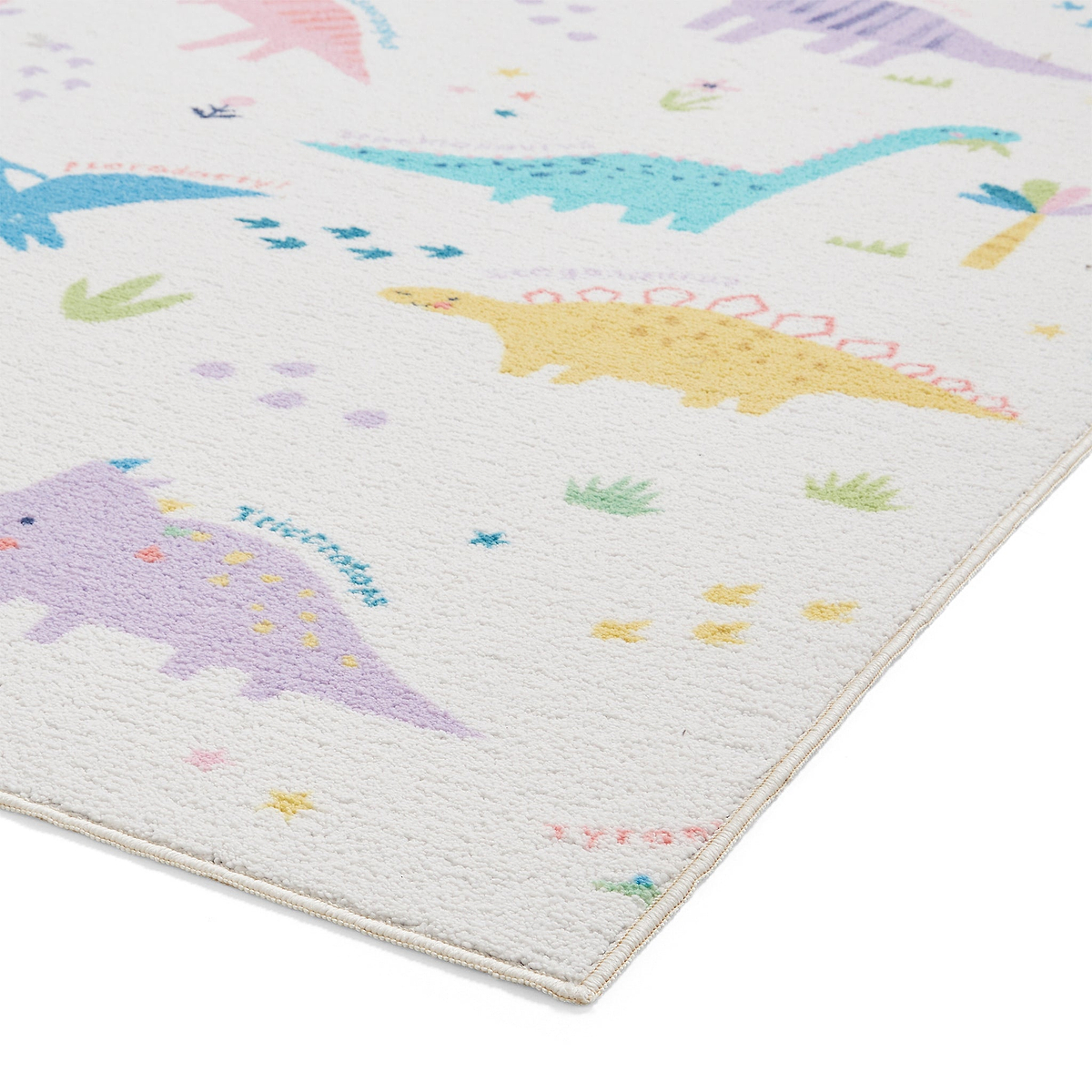 Kids Dinosaur Friends Washable Rug 080 x 150 Blue from Roseland Furniture