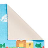Kids Farmyard Animals Washable Rug 080 x 150 Green from Roseland Furniture
