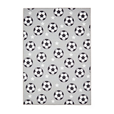 Kids Football Stars Washable Rug 080 x 150 Grey from Roseland Furniture