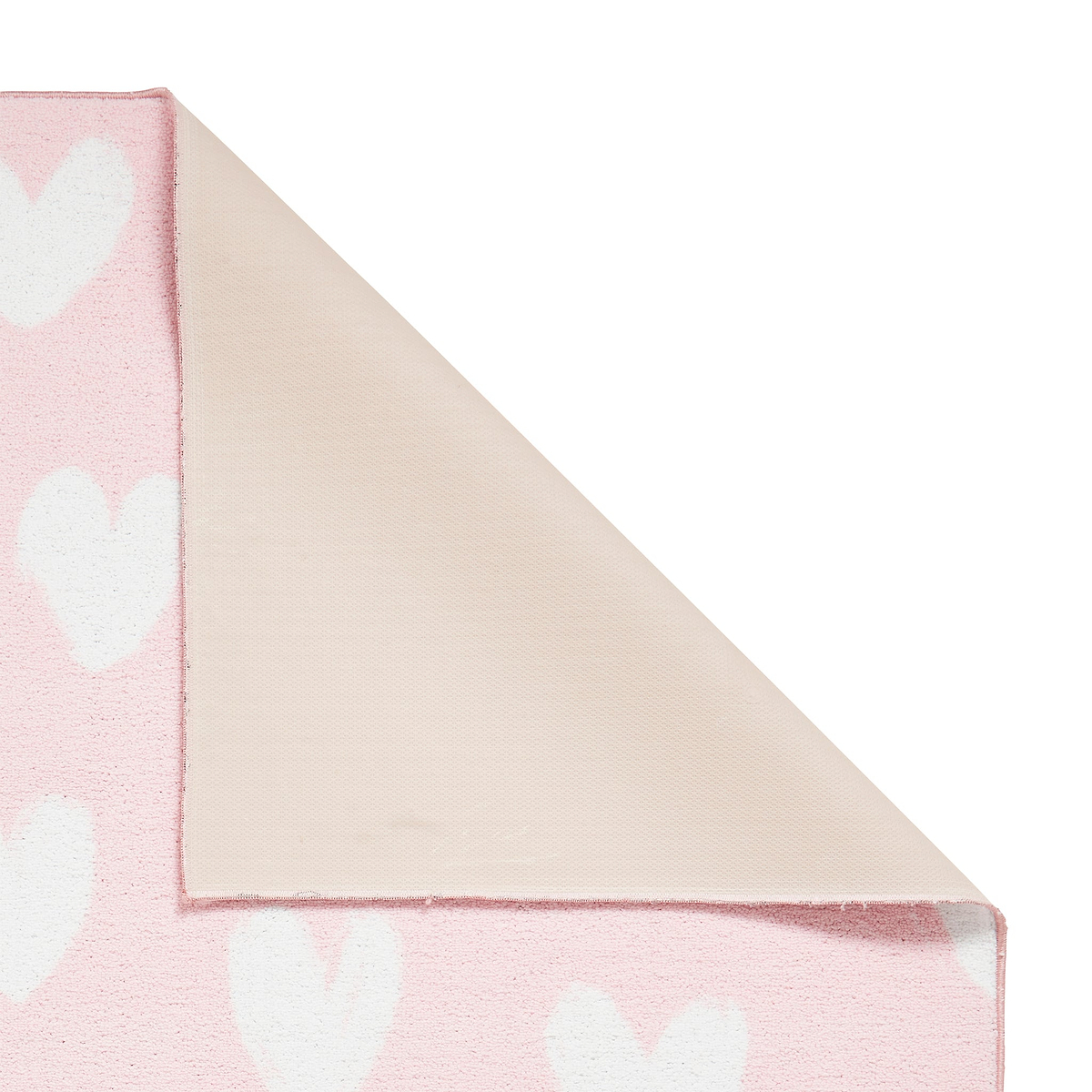 Kids Hearts Washable Rug 080 x 150 Pink from Roseland Furniture