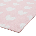 Kids Hearts Washable Rug 080 x 150 Pink from Roseland Furniture