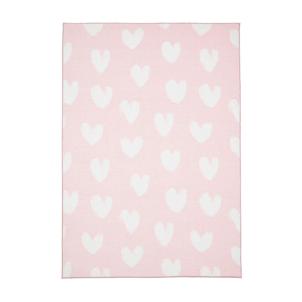 Kids Hearts Washable Rug 080 x 150 Pink from Roseland Furniture