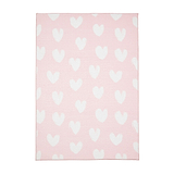 Kids Hearts Washable Rug 080 x 150 Pink from Roseland Furniture
