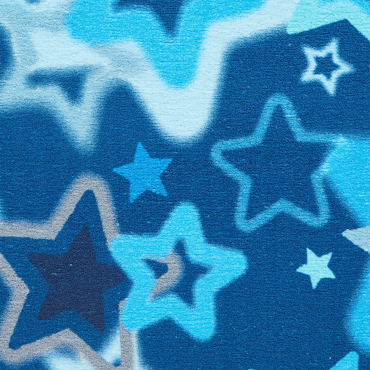 Kids Ombre Stars Washable Rug 080 x 150 Blue from Roseland Furniture