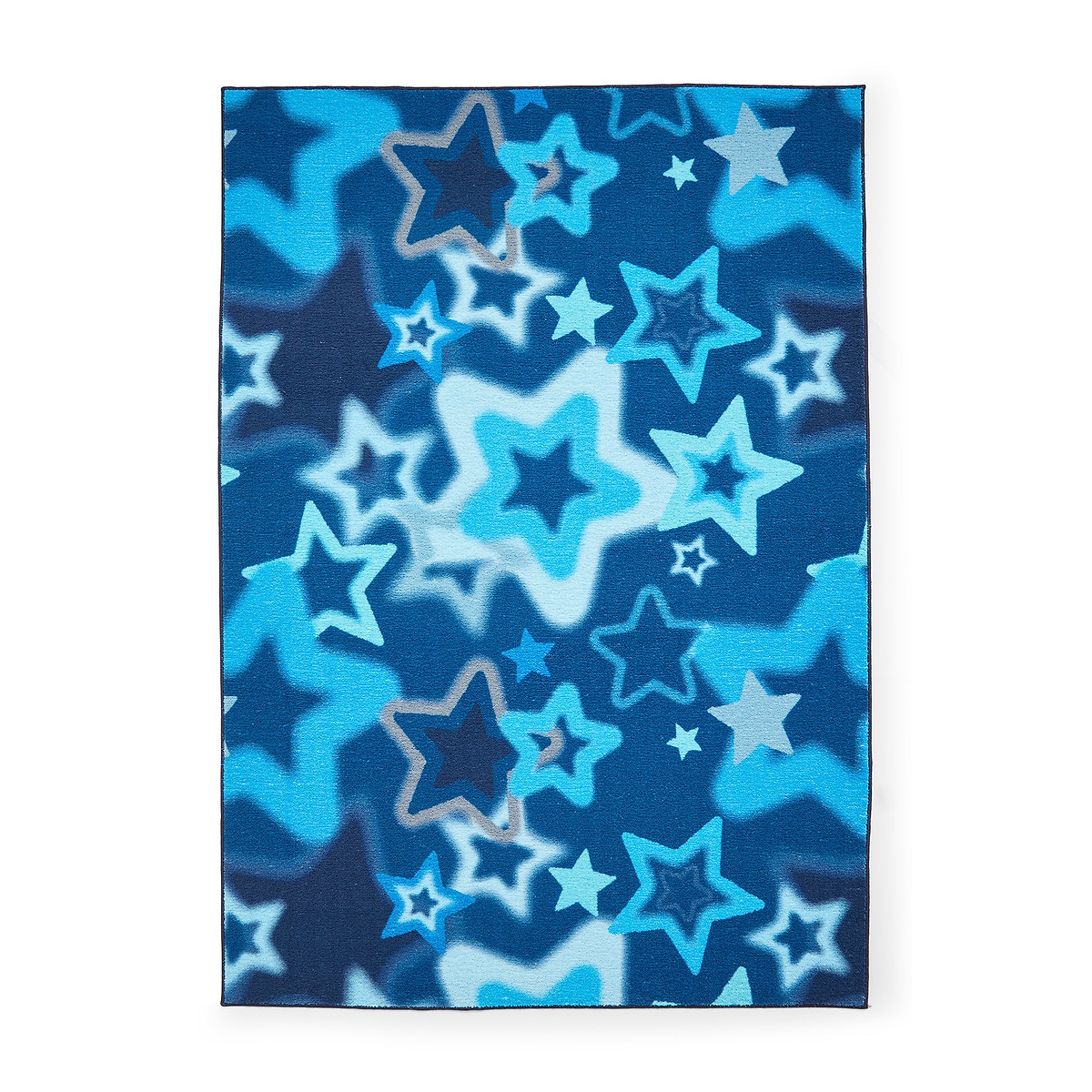 Kids Ombre Stars Washable Rug 080 x 150 Blue from Roseland Furniture