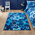 Kids Ombre Stars Washable Rug 080 x 150 Blue from Roseland Furniture