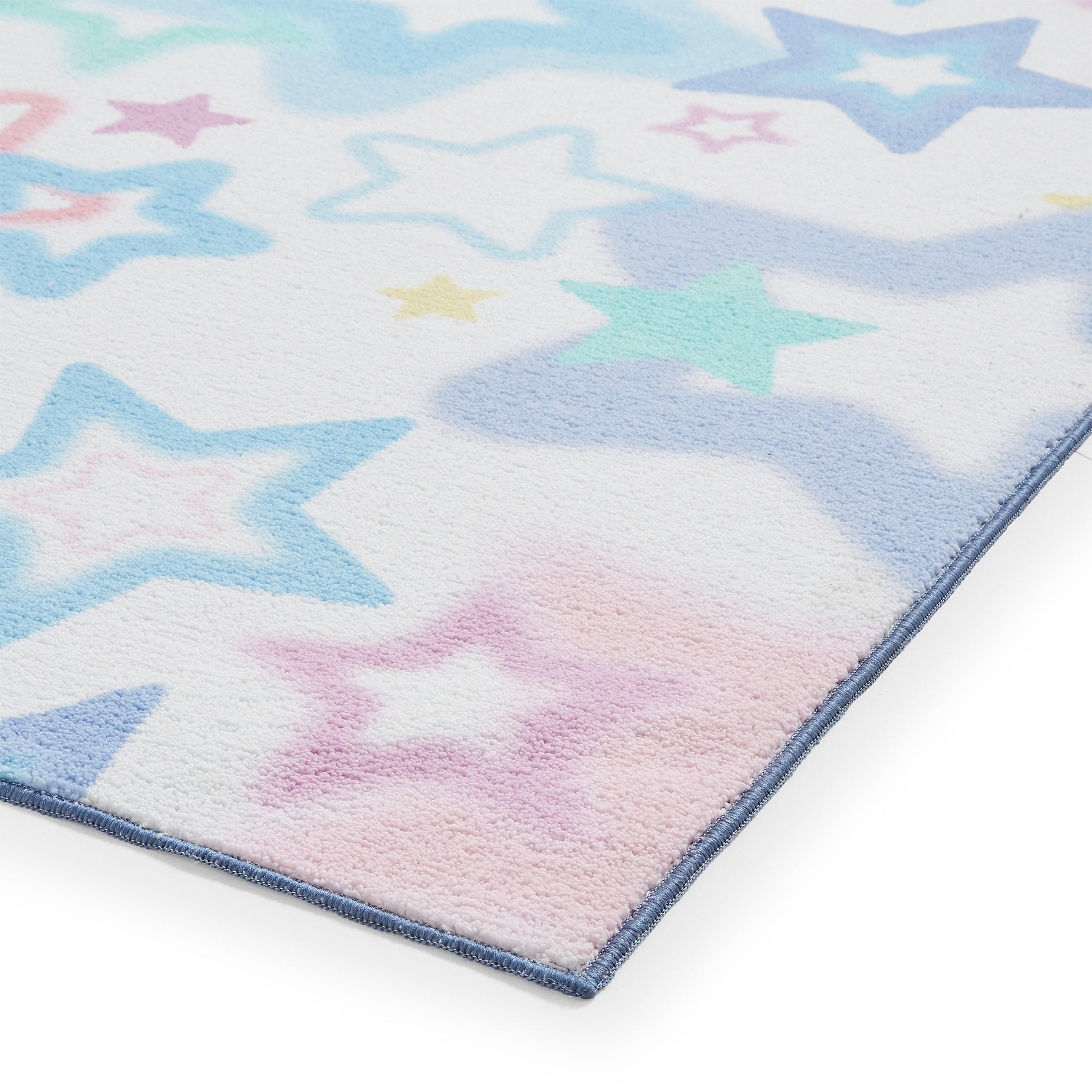 Kids Ombre Stars Washable Rug 080 x 150 Pink from Roseland Furniture