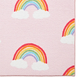 Kids Rainbow Hearts Washable Rug from Roseland Furniture