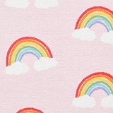 Kids Rainbow Hearts Washable Rug from Roseland Furniture