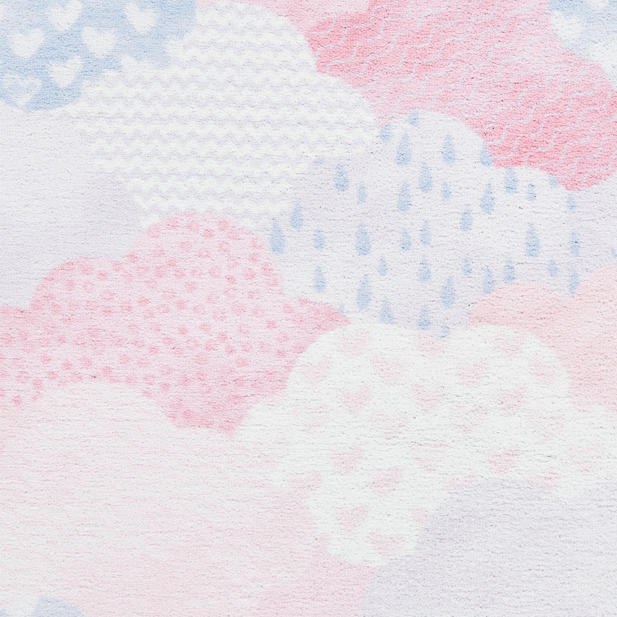Kids Soft As A Cloud Washable Rug 080 x 150 Pink from Roseland Furniture