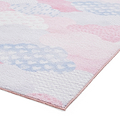 Kids Soft As A Cloud Washable Rug 080 x 150 Pink from Roseland Furniture
