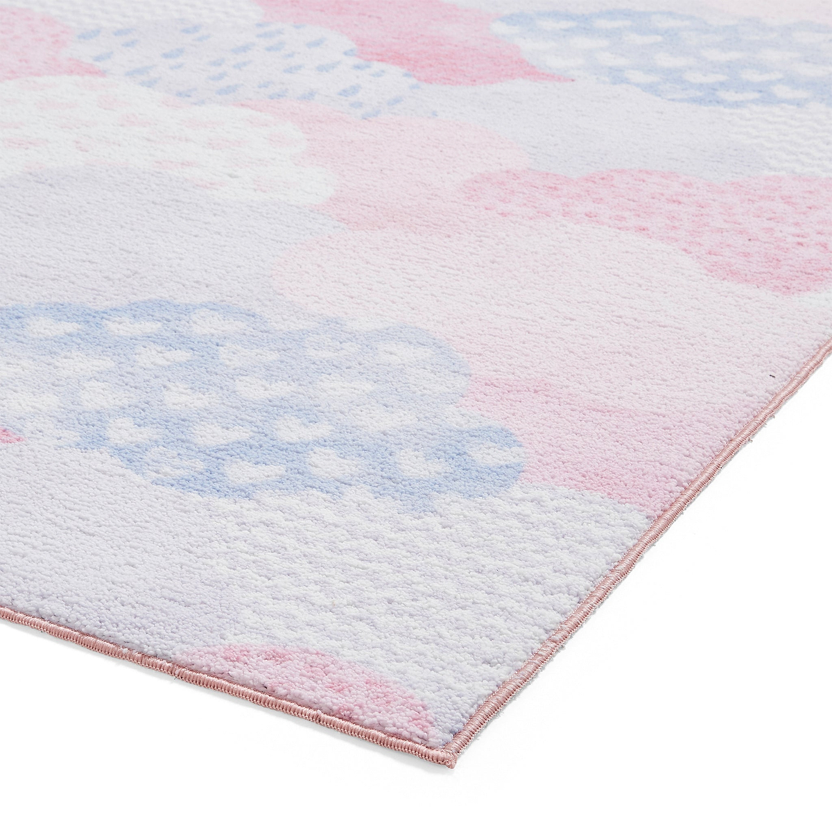 Kids Soft As A Cloud Washable Rug 080 x 150 Pink from Roseland Furniture