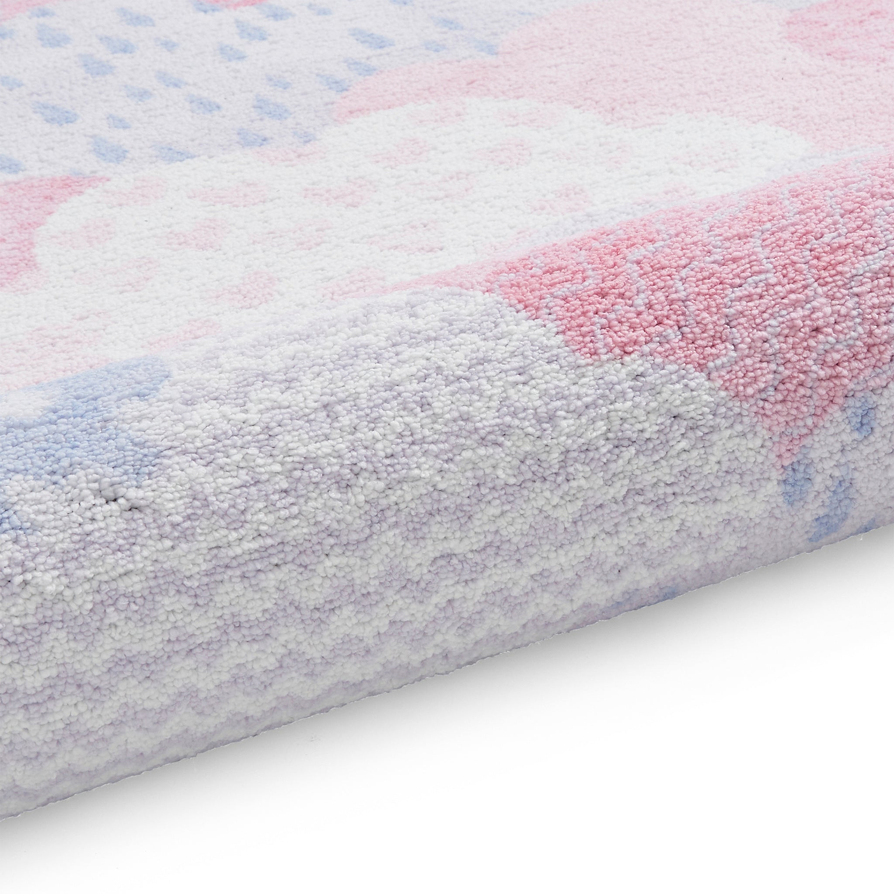 Kids Soft As A Cloud Washable Rug 080 x 150 Pink from Roseland Furniture