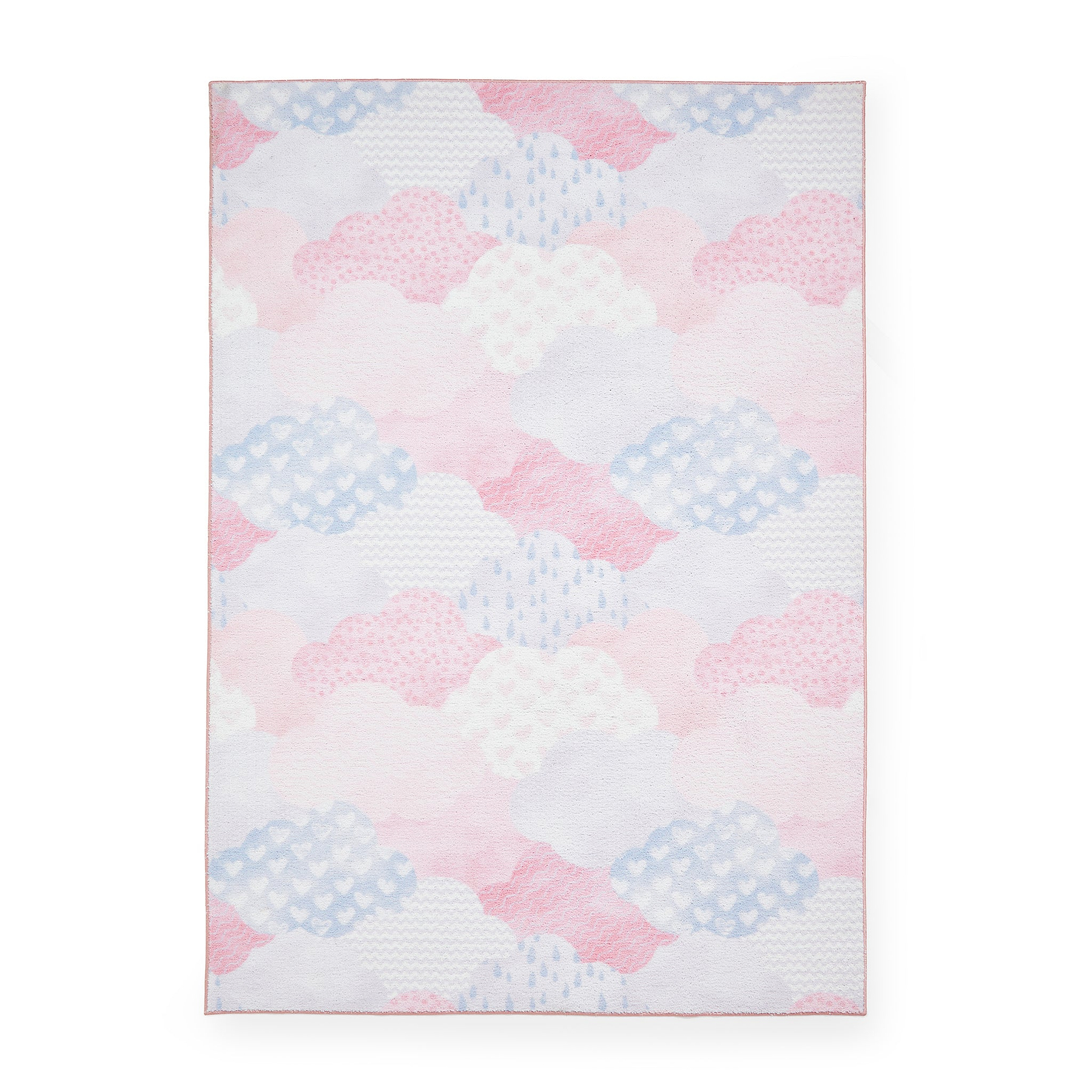 Kids Soft As A Cloud Washable Rug 080 x 150 Pink from Roseland Furniture