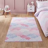Kids Soft As A Cloud Washable Rug 080 x 150 Pink from Roseland Furniture