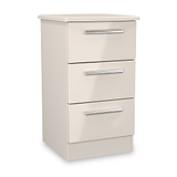 Penmere 3 Drawer Bedside Cashmere from Roseland Furniture