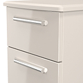 Penmere 3 Drawer Bedside Cashmere from Roseland Furniture