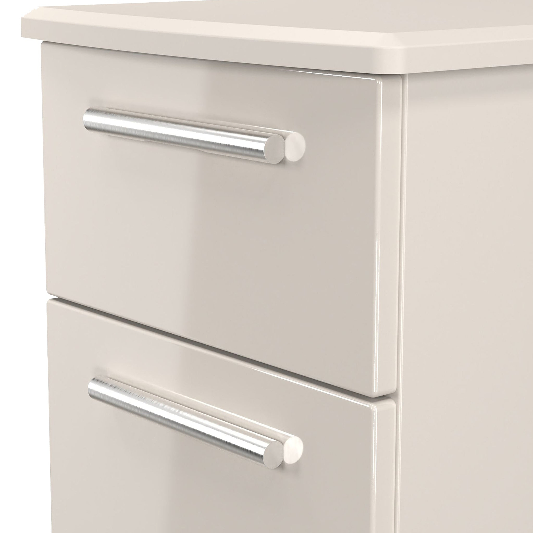 Penmere 3 Drawer Bedside Cashmere from Roseland Furniture