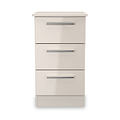 Penmere 3 Drawer Bedside Cashmere from Roseland Furniture
