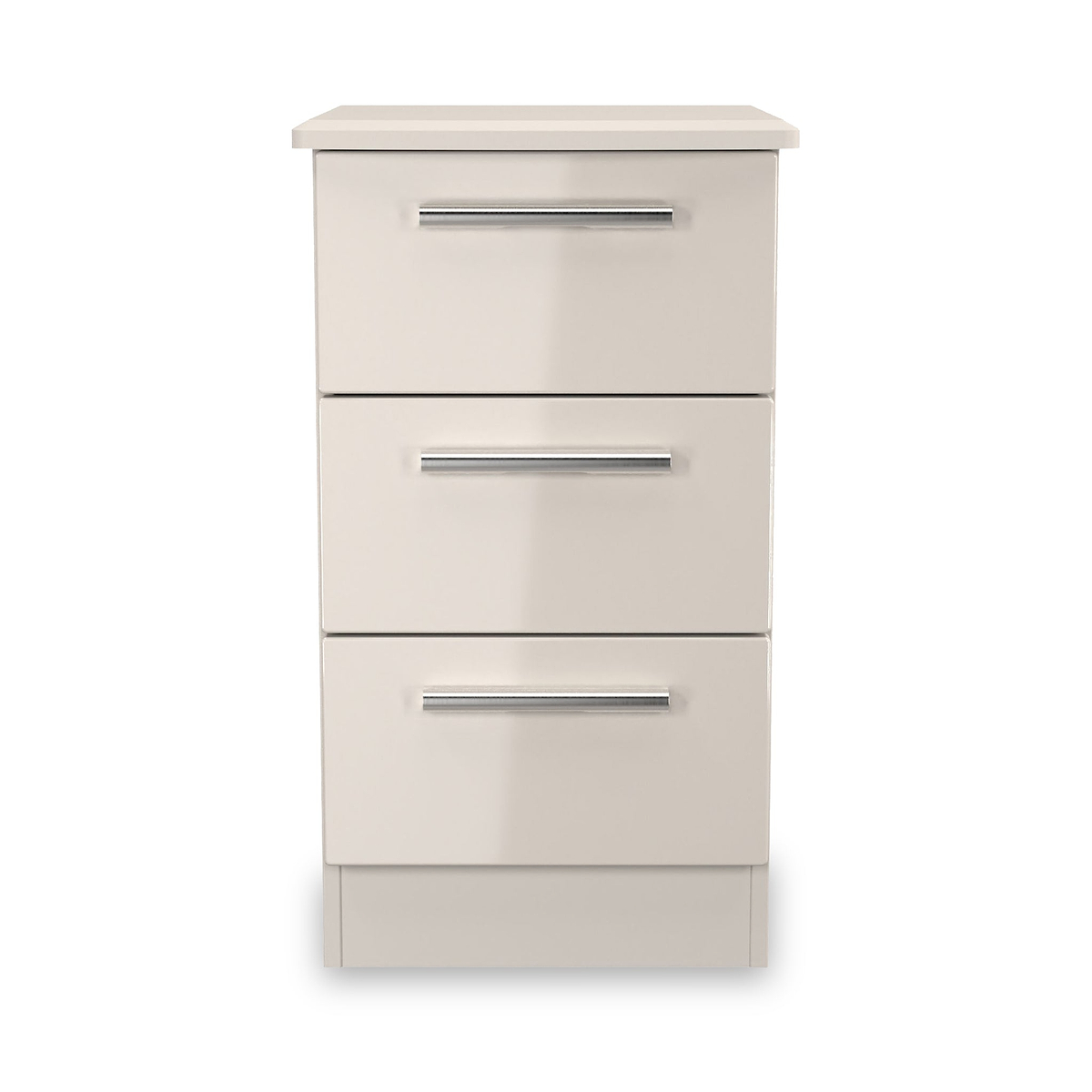 Penmere 3 Drawer Bedside Cashmere from Roseland Furniture