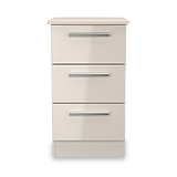 Penmere 3 Drawer Bedside Cashmere from Roseland Furniture