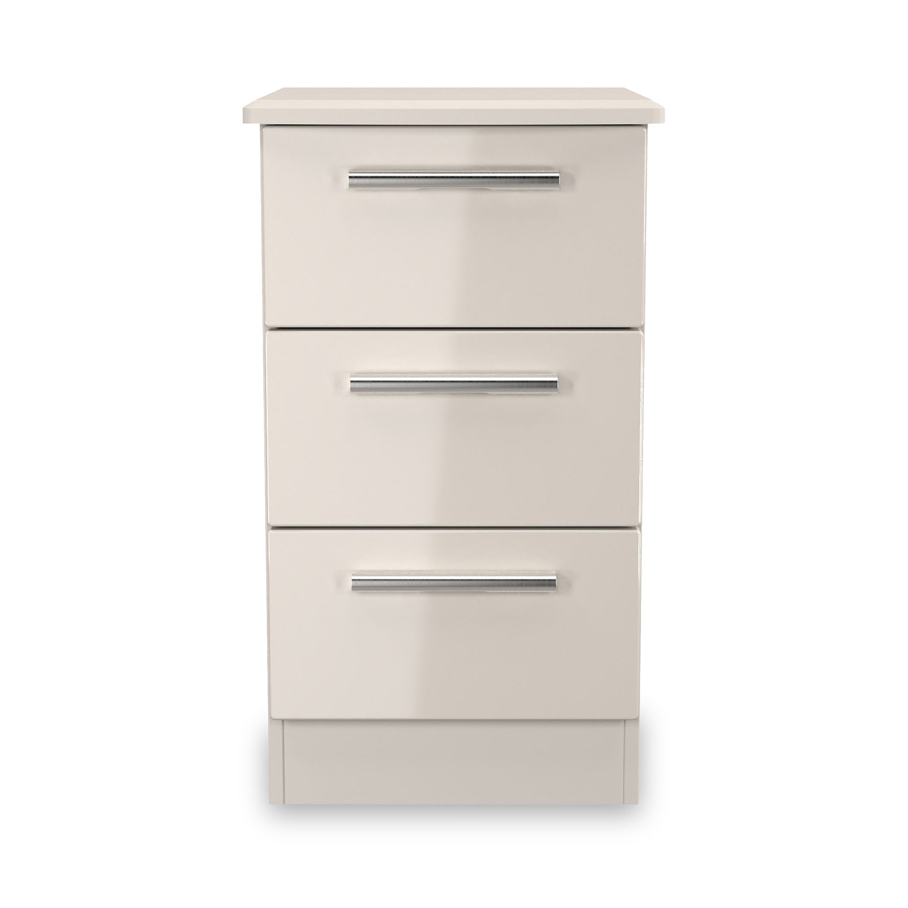 Penmere 3 Drawer Bedside Cashmere from Roseland Furniture