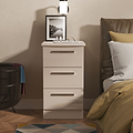 Penmere 3 Drawer Bedside Cashmere from Roseland Furniture