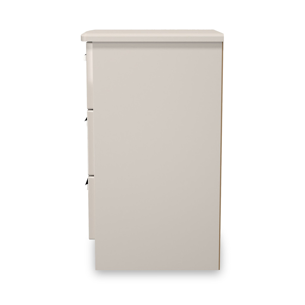 Penmere 3 Drawer Bedside Cashmere from Roseland Furniture