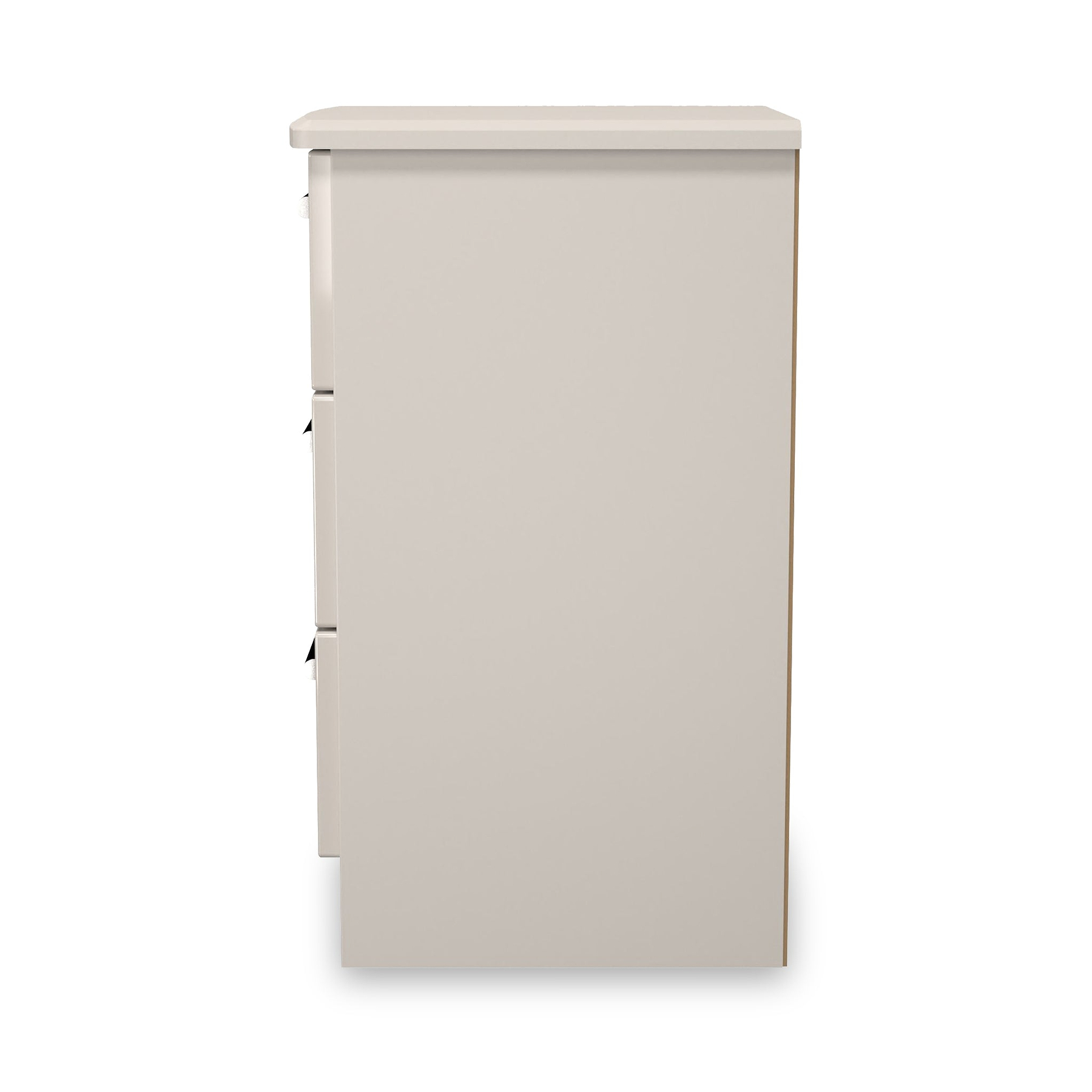 Penmere 3 Drawer Bedside Cashmere from Roseland Furniture