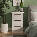 Penmere 3 Drawer Bedside White from Roseland Furniture