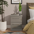 Penmere 2 Drawer Bedside Grey from Roseland Furniture