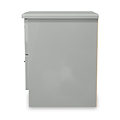 Penmere 2 Drawer Bedside Grey from Roseland Furniture