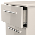 Penmere 2 Drawer Bedside Cashmere from Roseland Furniture